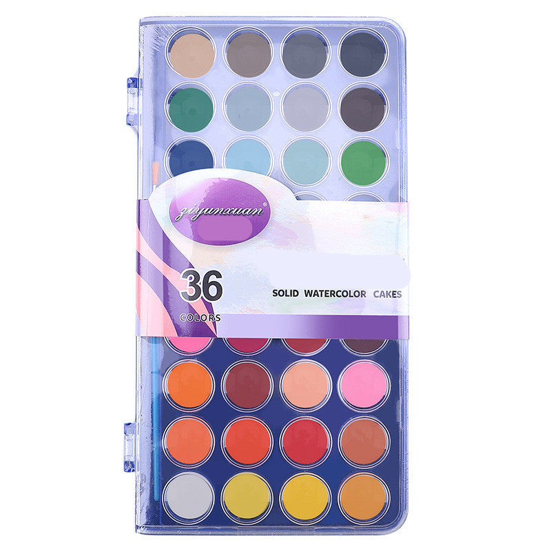 Solid Watercolor Paint Set Tin Box, Painting And Art Supplies